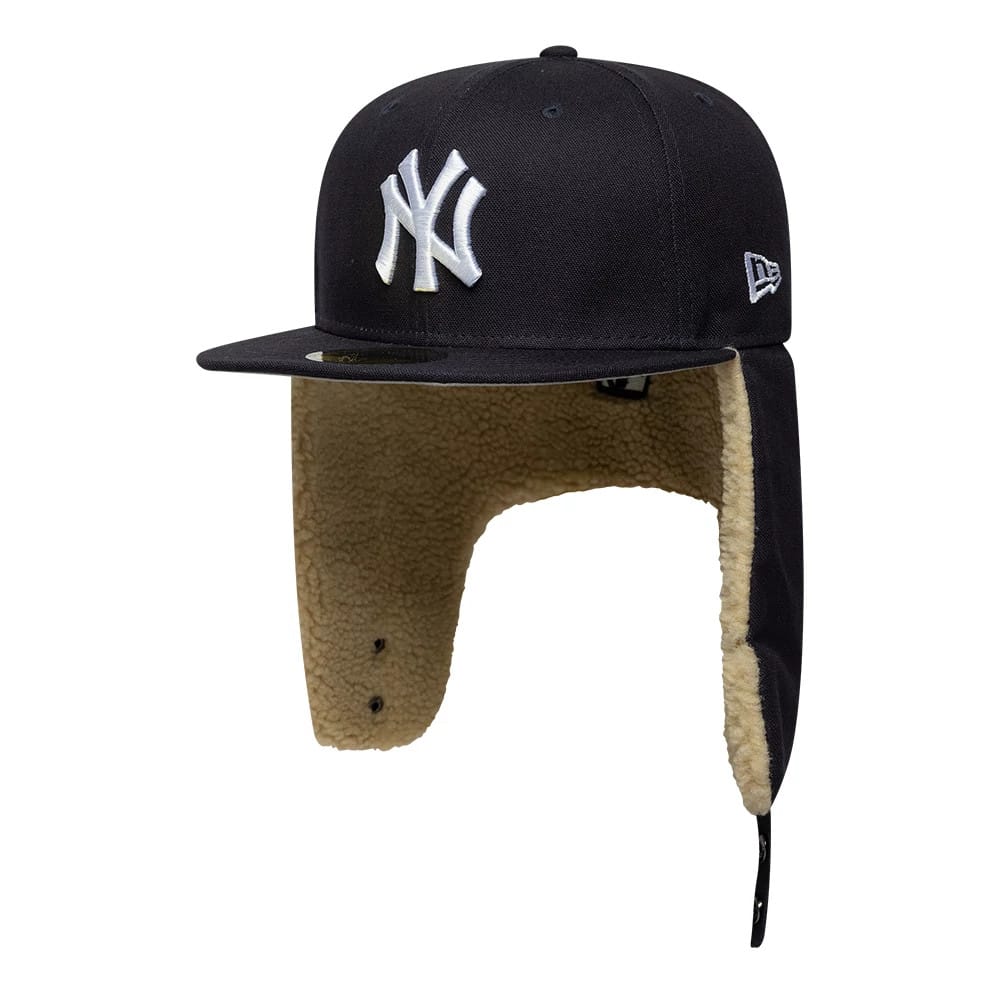 New York Yankees MLB World Series Navy Dogear 59FIFTY Fitted Cap-zelvios