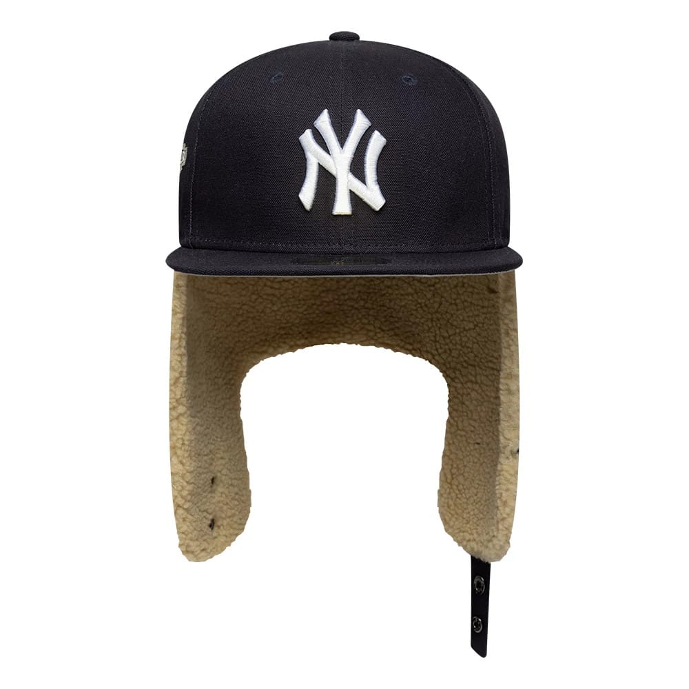 New York Yankees MLB World Series Navy Dogear 59FIFTY Fitted Cap-zelvios