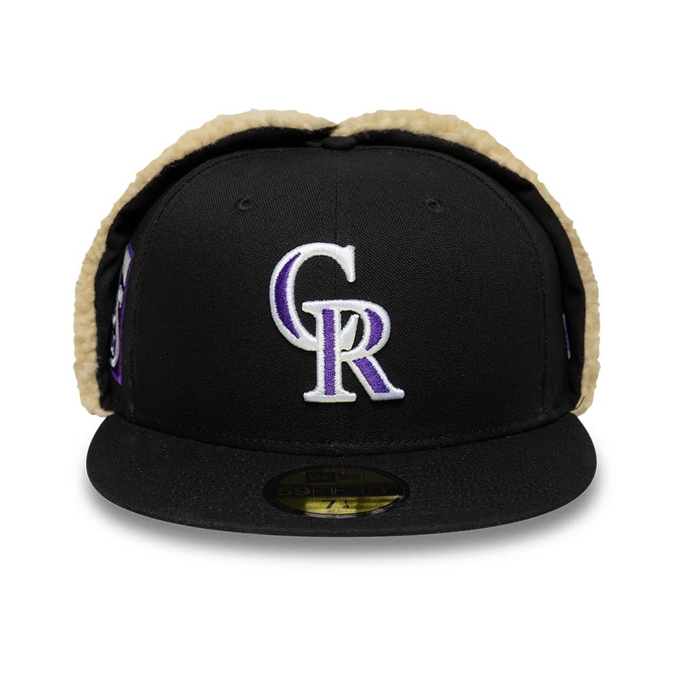 Colorado Rockies MLB World Series Black Dogear 59FIFTY Fitted Cap-kentox