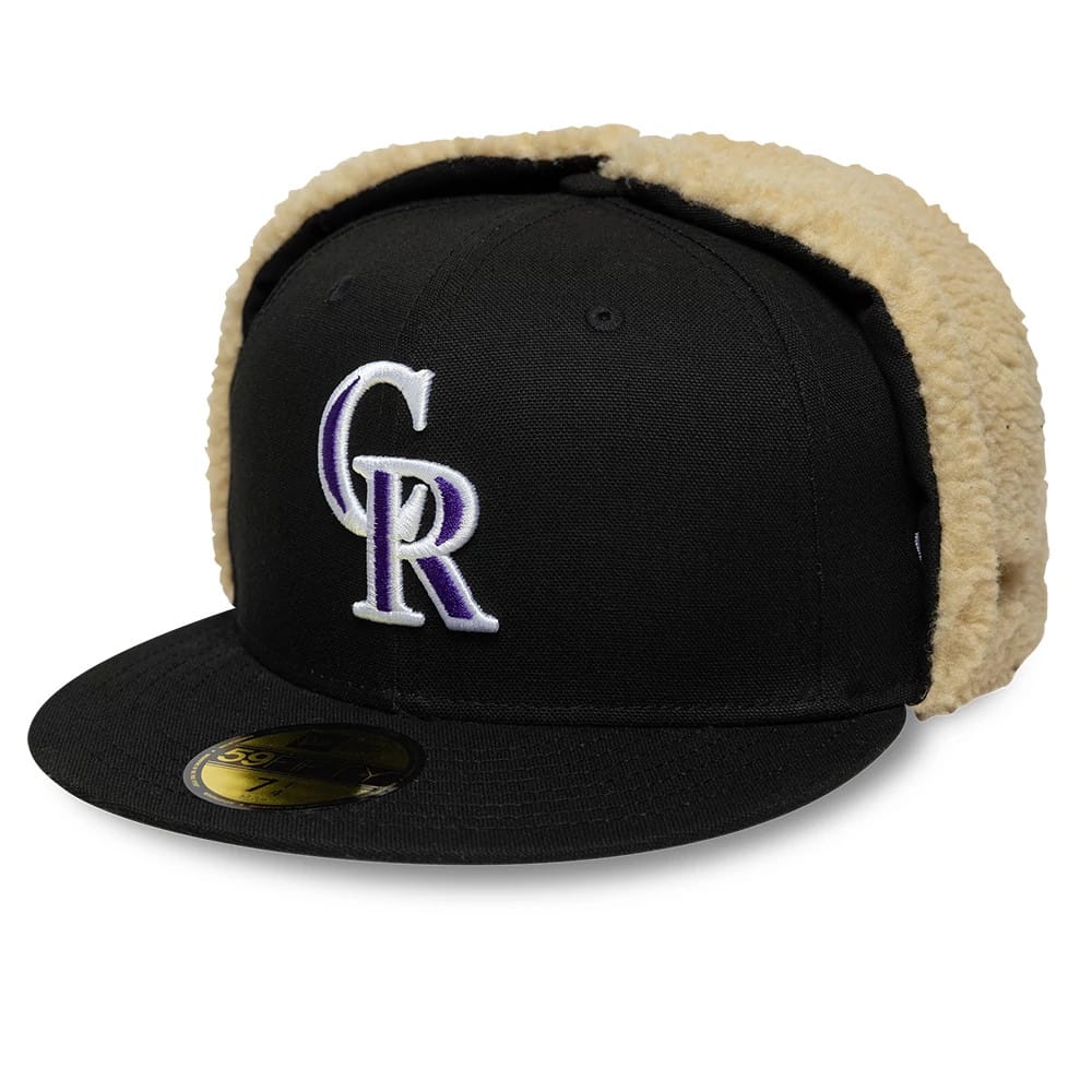 Colorado Rockies MLB World Series Black Dogear 59FIFTY Fitted Cap-kentox