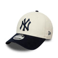 Yankees Youth MLB Cord White & Black 9FORTY M-Crown Adjustable Cap-zelvios