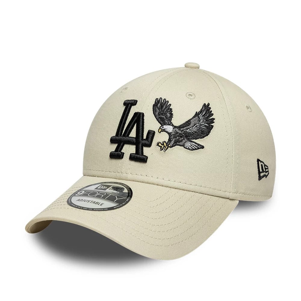 LA Dodgers MLB Outdoor Icon Cream 9FORTY Adjustable Cap-zelvios