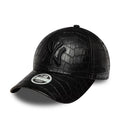 New York Yankees Womens MLB Pattern PU Black 9FORTY Adjustable Cap-zelvios