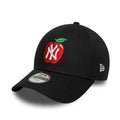 Youth MLB New York Yankees Fruit Icon Black 9FORTY Adjustable Cap-zelvios