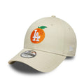 Youth LA Dodgers MLB Fruit Icon Cream 9FORTY Adjustable Cap-zelvios