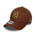 Youth New York Yankees MLB Metallic Brown 9FORTY Adjustable Cap-zelvios