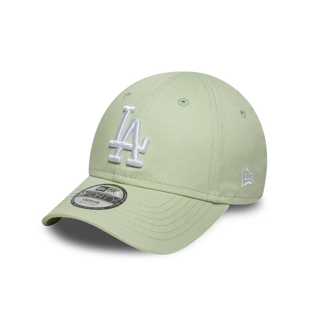 Toddler Dodgers MLB League Essential Pastel Green 9FORTY Adjustable Cap-zelvios