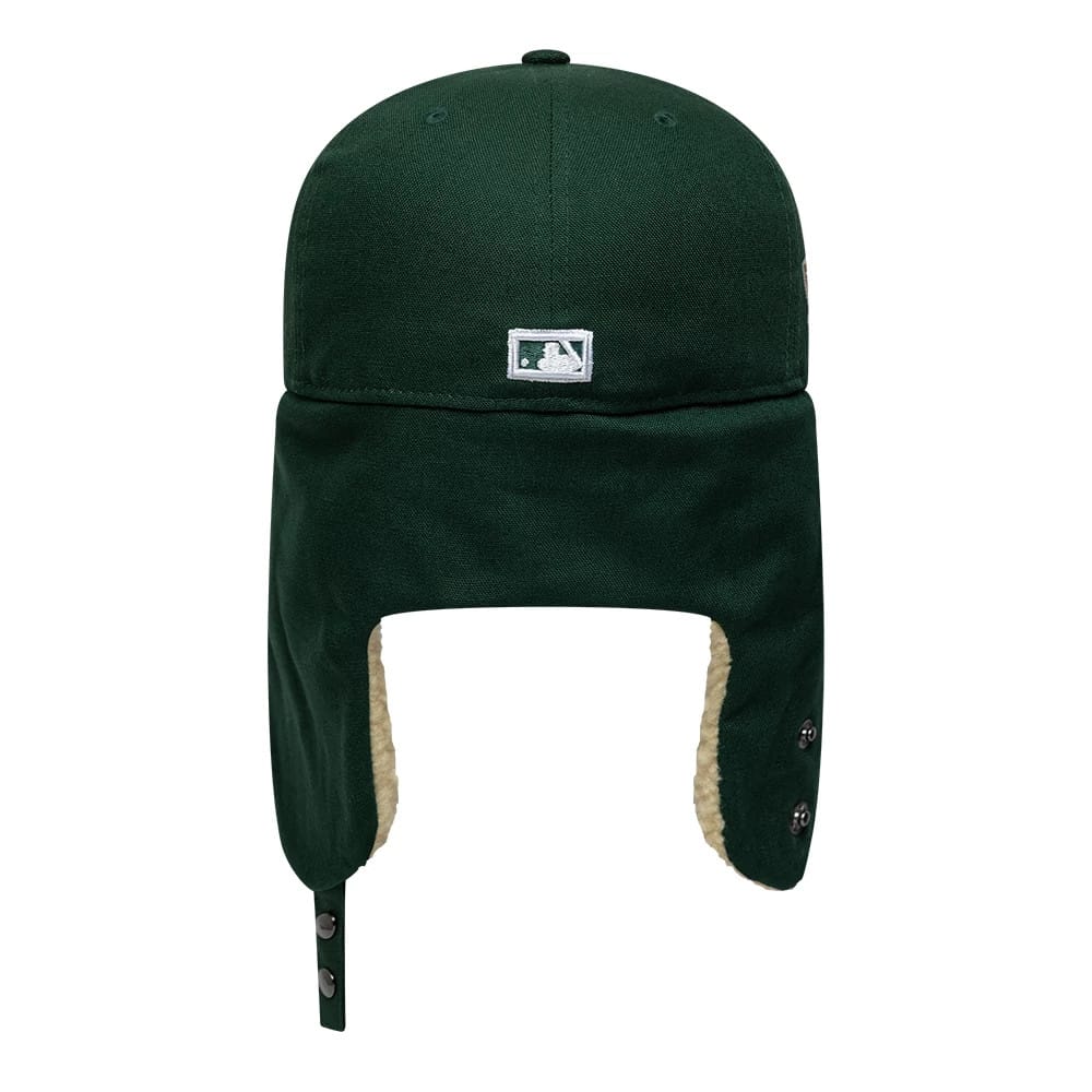 Athletics MLB World Series Dark Green Dogear 59FIFTY Fitted Cap-zelvios