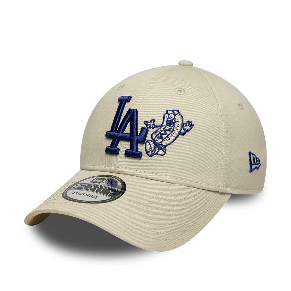 LA Dodgers MLB Food Icon Cream 9FORTY Adjustable Cap-zelvios