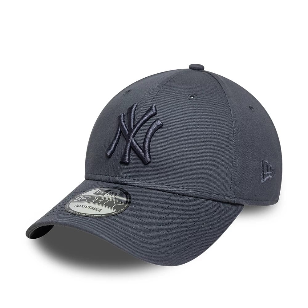 New York Yankees MLB League Essential Grey 9FORTY Adjustable Cap-zelvios