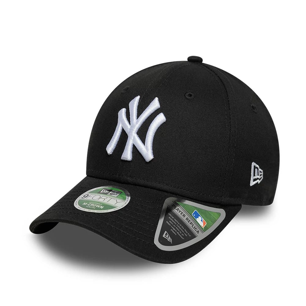 Youth New York Yankees MLB Black 9FORTY M-Crown Adjustable Cap-zelvios