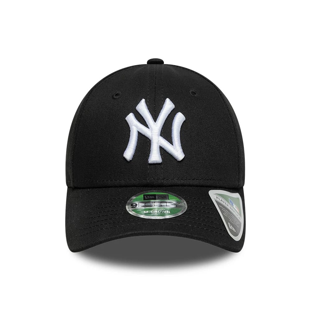 Youth New York Yankees MLB Black 9FORTY M-Crown Adjustable Cap-zelvios
