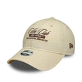 Womens New Era Café Slogan Cream 9TWENTY Adjustable Cap-zelvios