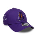 LA Lakers NBA Side Script Purple 9FORTY M-Crown Adjustable Cap-zelvios
