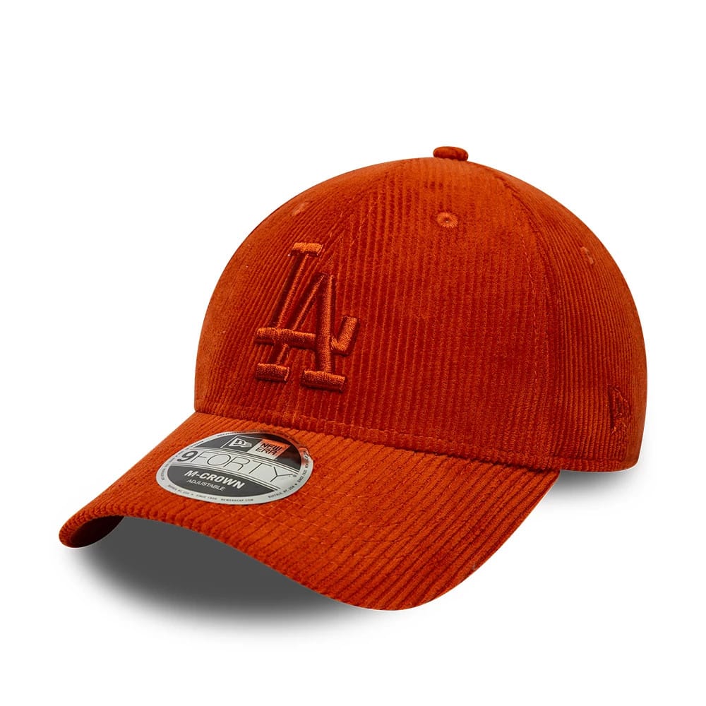 LA Dodgers MLB Cord Red 9FORTY M-Crown Adjustable Cap-zelvios