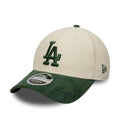 LA Dodgers MLB Cord Cream & Green 9FORTY M-Crown Adjustable Cap-zelvios