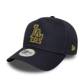 LA Dodgers MLB Metallic Outline Navy 9FORTY A-Frame Adjustable Cap-zelvios
