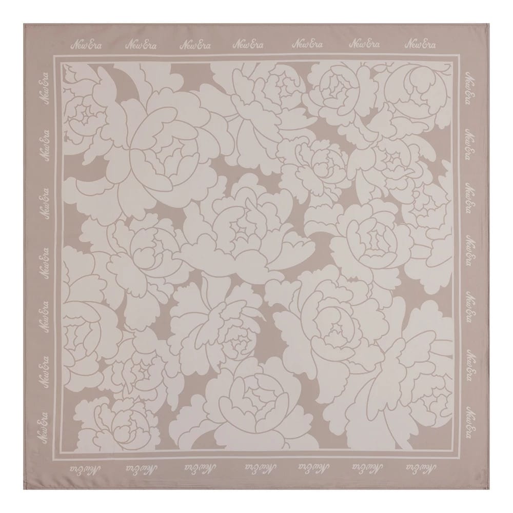 New Era Floral Satin Beige Bandana-zelvios