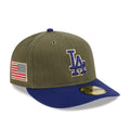 LA Dodgers MLB American Herringbone Green 59FIFTY Fitted Cap-zelvios