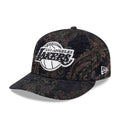 LA Lakers NBA Jacquard Chenille Black 59FIFTY Fitted Cap-zelvios