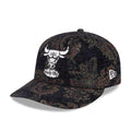 Chicago Bulls NBA Jacquard Chenille Black 59FIFTY Fitted Cap-zelvios