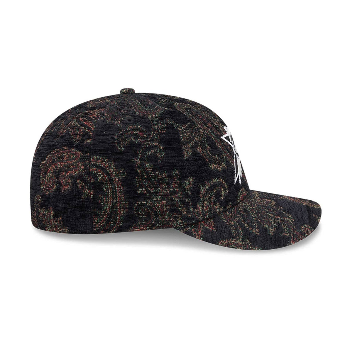 Philadelphia 76ers NBA Jacquard Chenille Black 59FIFTY Fitted Cap-zelvios