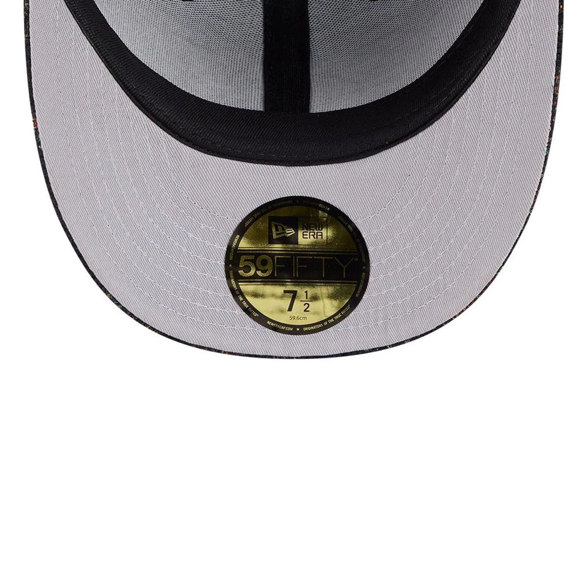 Philadelphia 76ers NBA Jacquard Chenille Black 59FIFTY Fitted Cap-zelvios