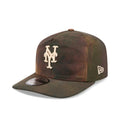 New York Mets MLB Nylon Wash Dye Open Green 19TWENTY Adjustable Cap-zelvios