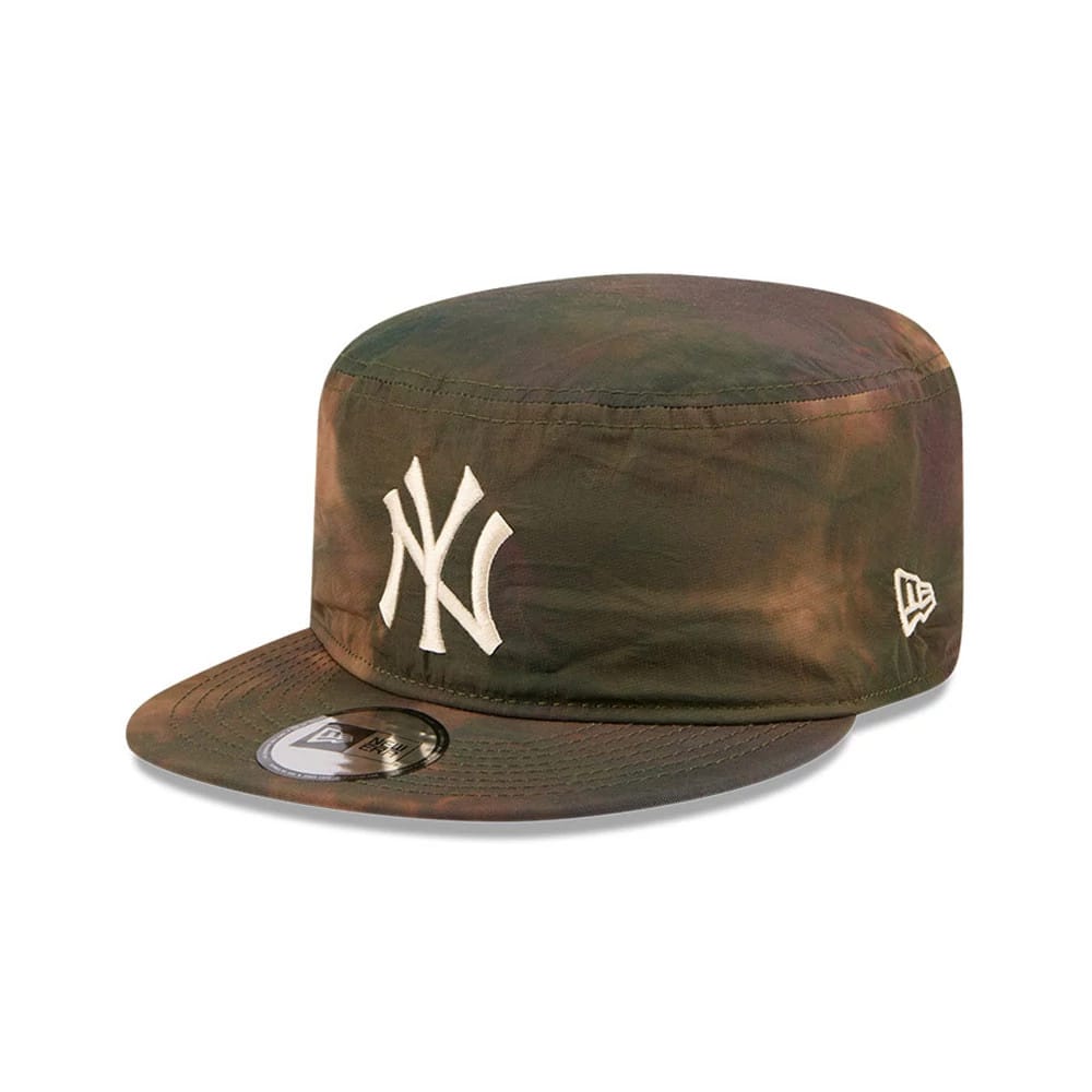 New York Yankees MLB Nylon Wash Dye Open Green Painter Cap-zelvios