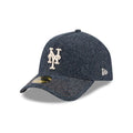 Mets MLB Herringbone Denim Navy 59FORTY A-Frame Fitted Cap-zelvios