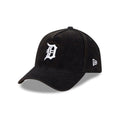 Tigers MLB Snow Wash Cord Black 59FORTY A-Frame Fitted Cap-zelvios