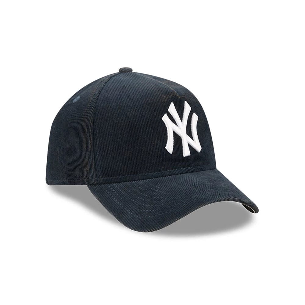 Yankees MLB Snow Wash Cord Navy 59FORTY A-Frame Fitted Cap-zelvios