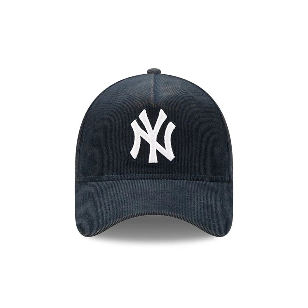 Yankees MLB Snow Wash Cord Navy 59FORTY A-Frame Fitted Cap-zelvios