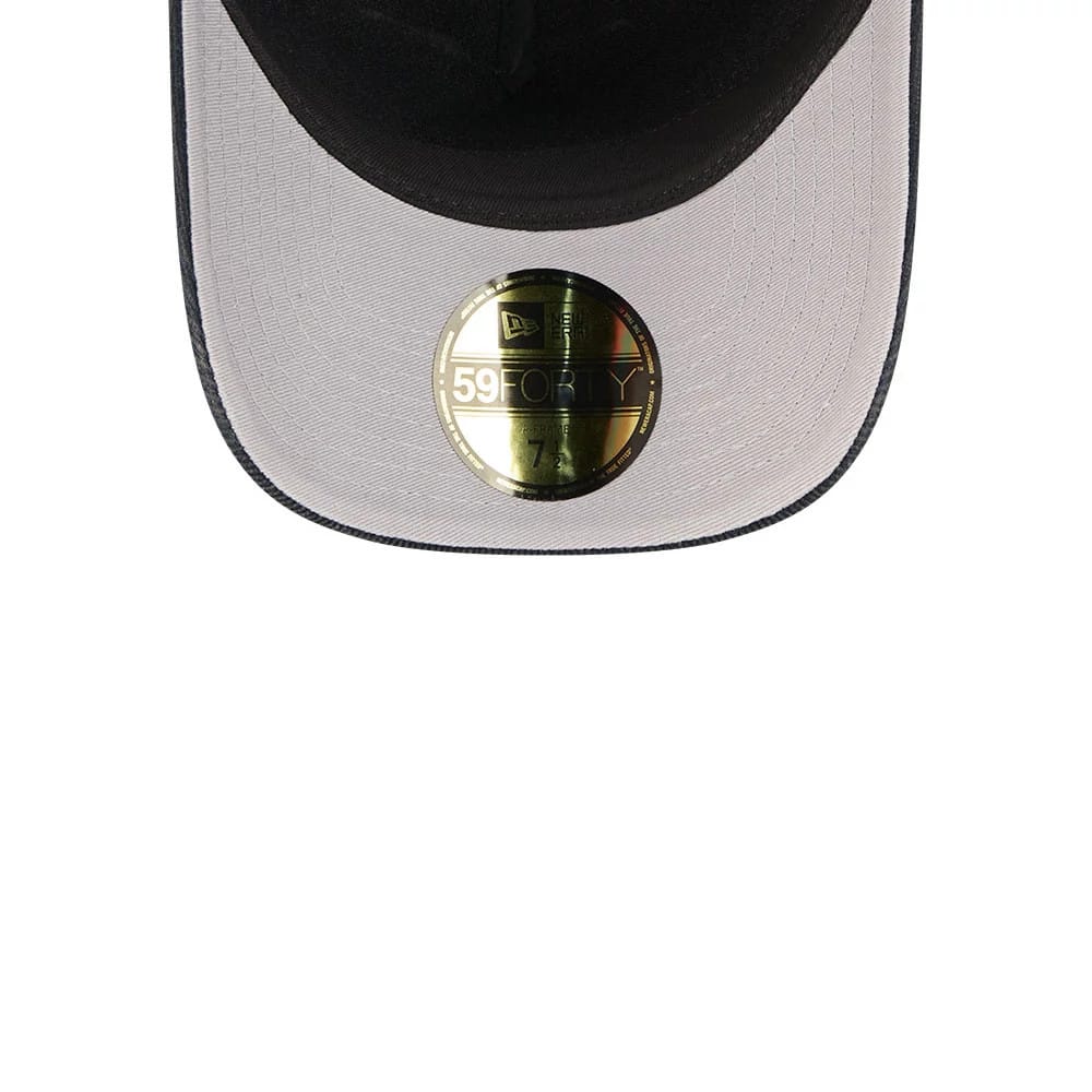 Yankees MLB Snow Wash Cord Navy 59FORTY A-Frame Fitted Cap-zelvios