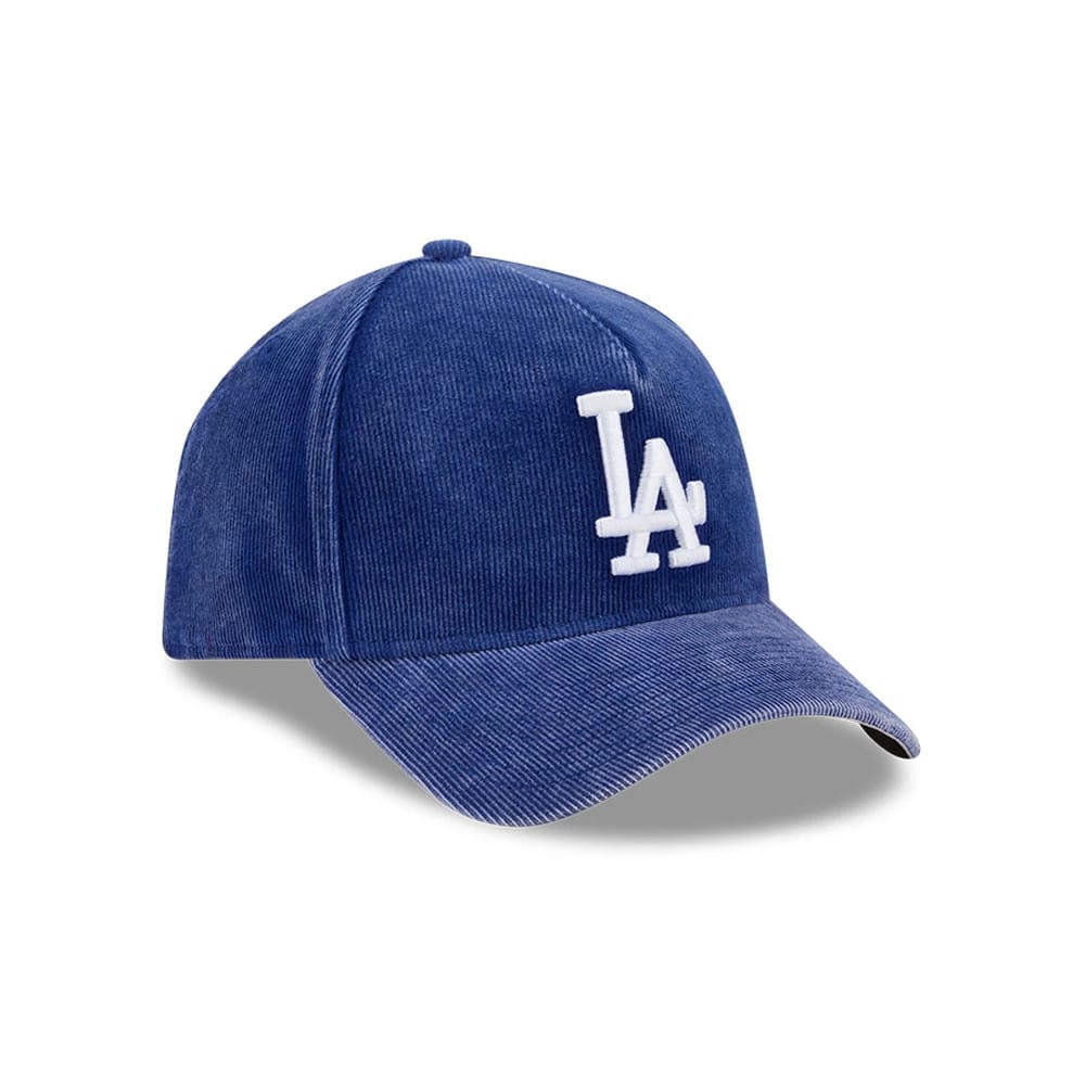 Dodgers MLB Snow Wash Cord Dark Blue 59FORTY A-Frame Fitted Cap-kentox