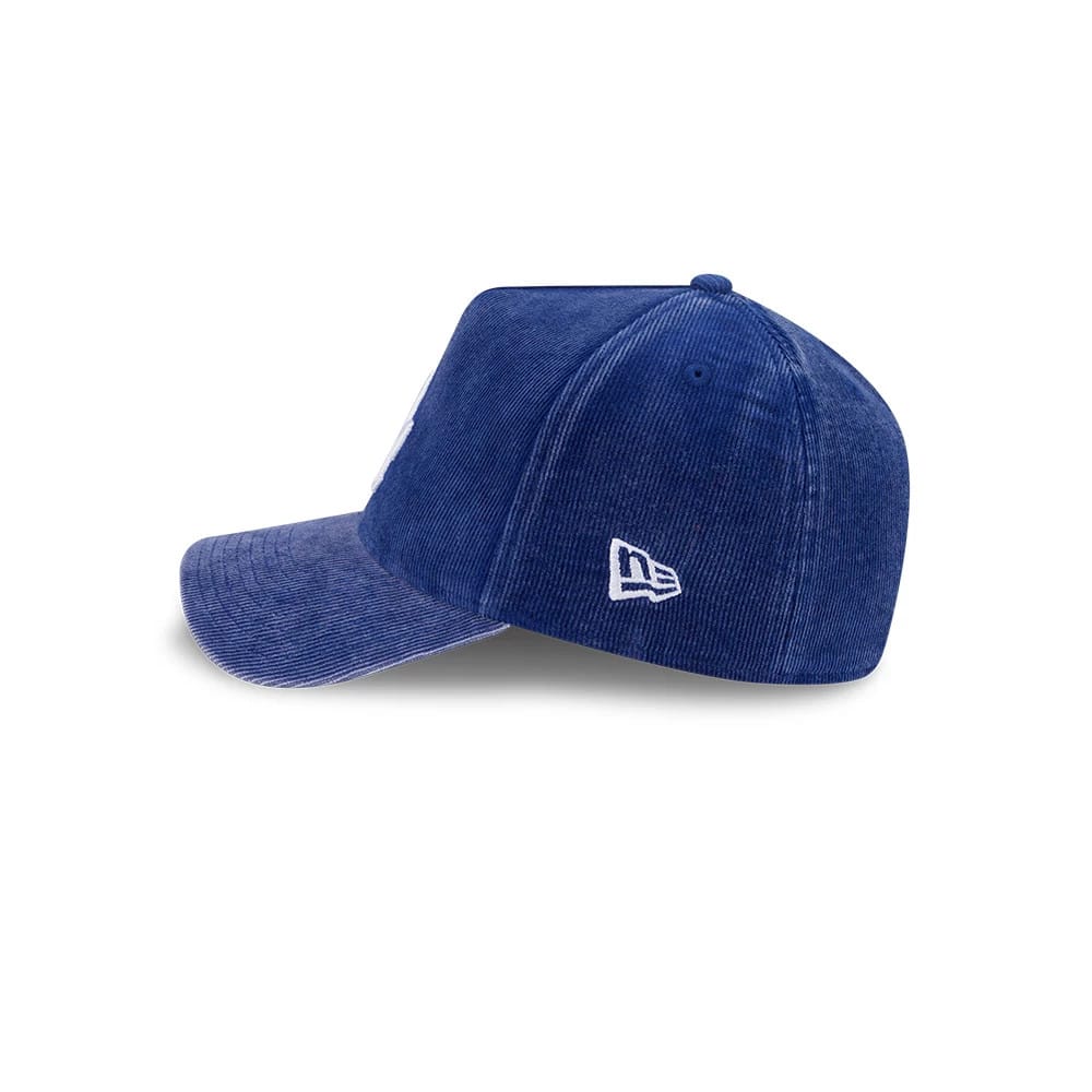 Dodgers MLB Snow Wash Cord Dark Blue 59FORTY A-Frame Fitted Cap-kentox