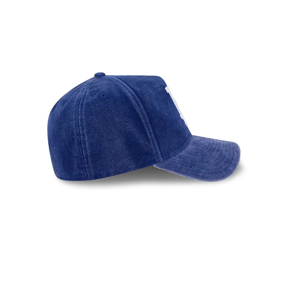 Dodgers MLB Snow Wash Cord Dark Blue 59FORTY A-Frame Fitted Cap-kentox