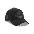 Lakers NBA Waxy Canvas Black 59FORTY A-Frame Fitted Cap-zelvios
