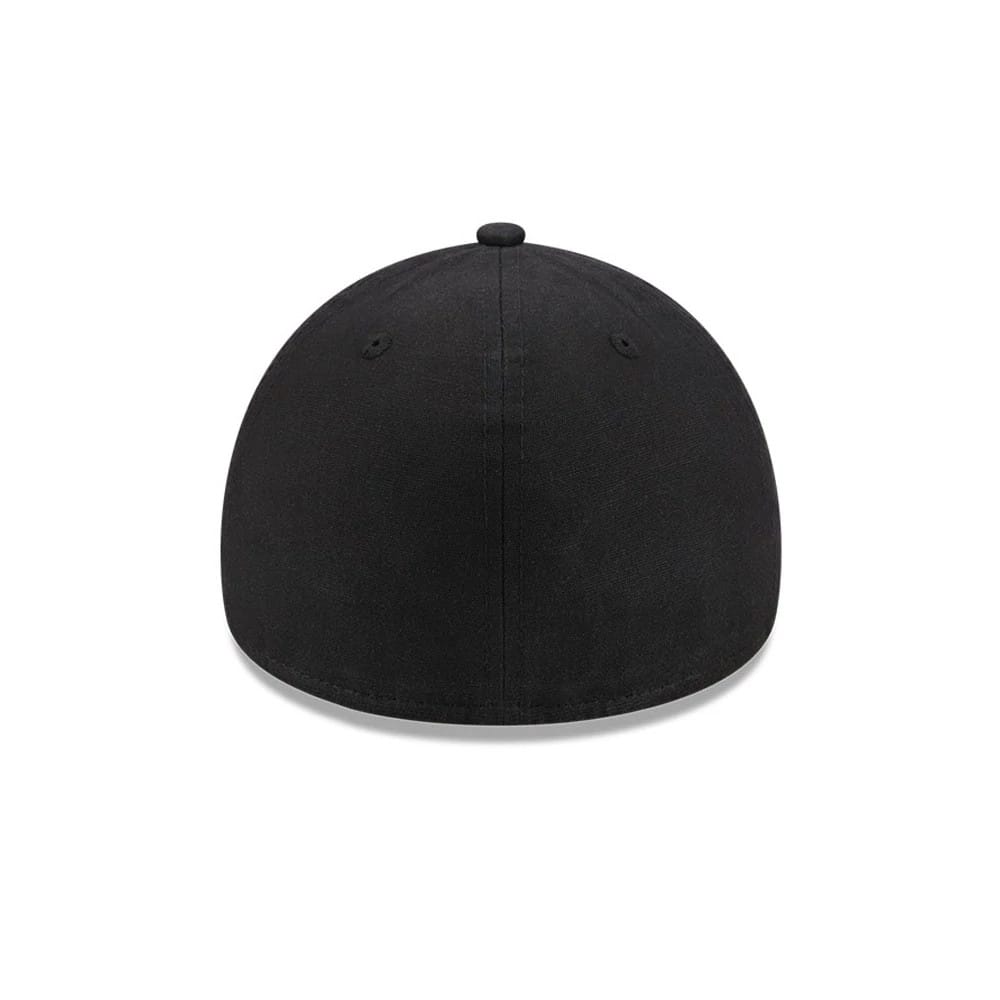 Bulls NBA Waxy Canvas Black 59FORTY A-Frame Fitted Cap-zelvios