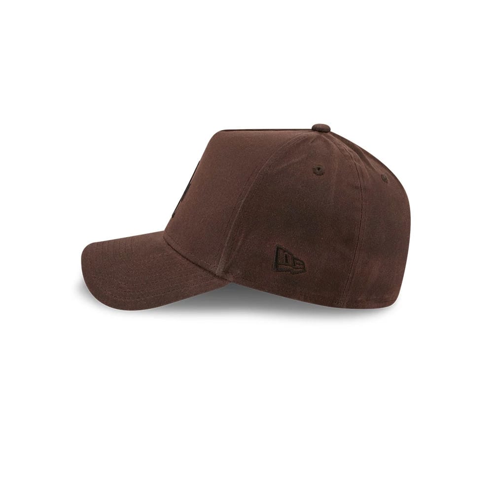 Dodgers MLB Waxy Canvas Open Brown 59FORTY A-Frame Fitted Cap-kentox