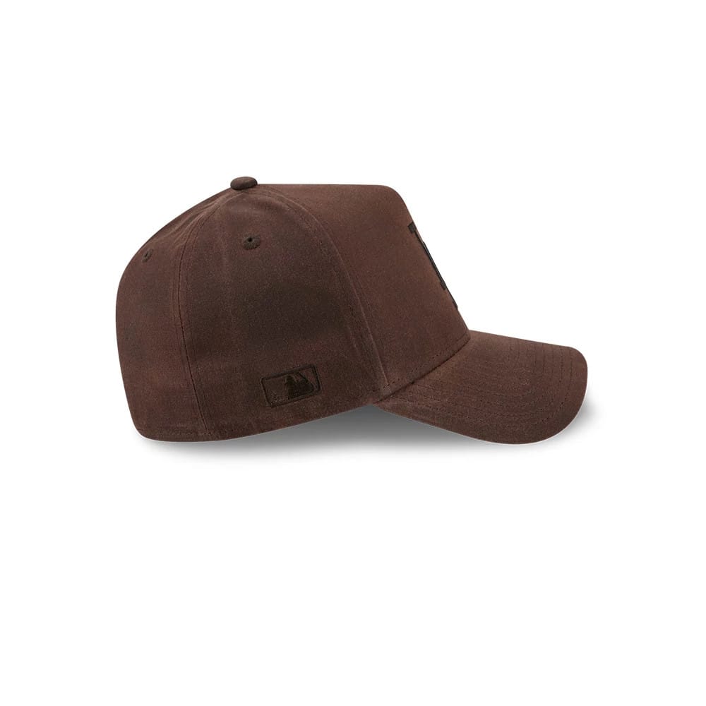 Dodgers MLB Waxy Canvas Open Brown 59FORTY A-Frame Fitted Cap-kentox