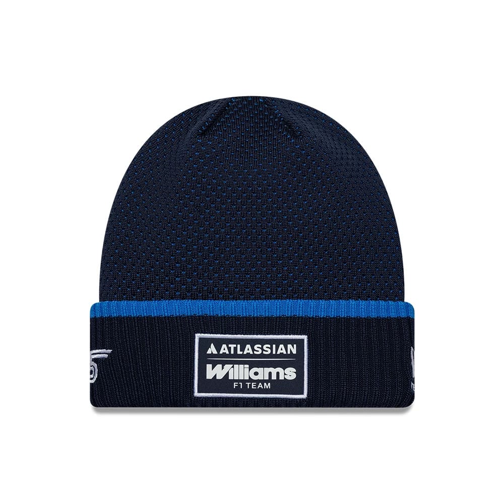 Williams Carlos Sainz Navy Cuff Knit Beanie Hat-zelvios