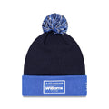 Williams Essential Navy Bobble Knit Beanie Hat-zelvios