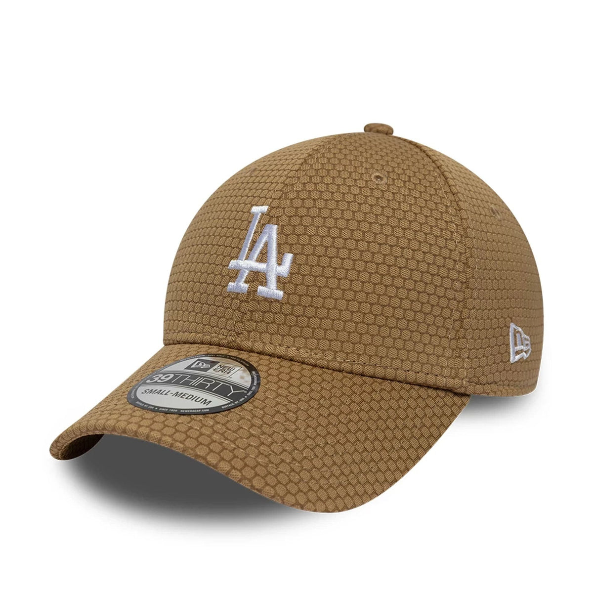 LA Dodgers MLB Tech Dark Beige 39THIRTY Stretch Fit Cap-zelvios