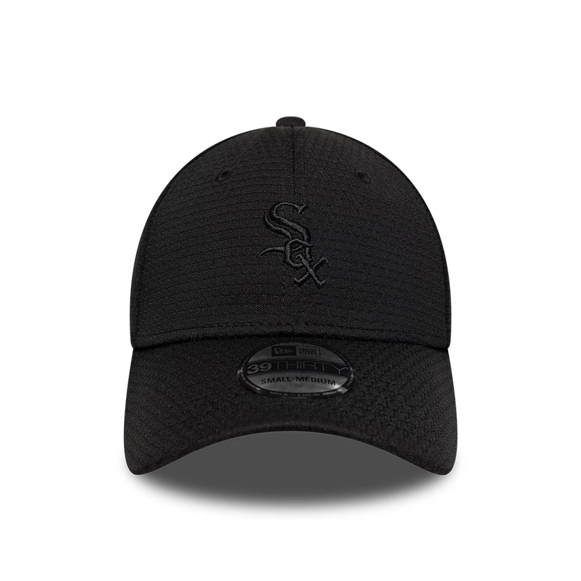 Chicago White Sox MLB Tech Black 39THIRTY Stretch Fit Cap-kentox
