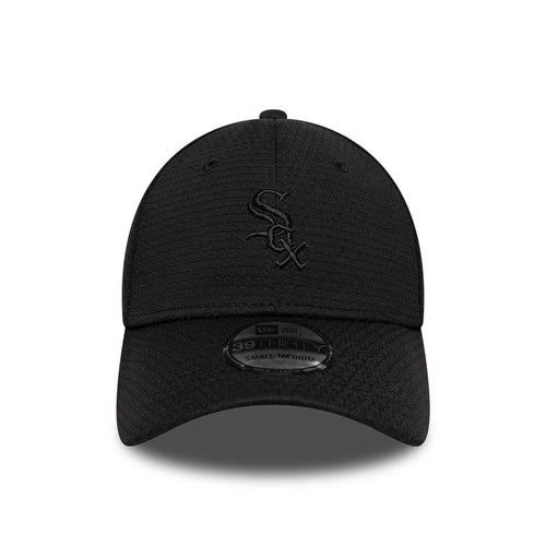 Chicago White Sox MLB Tech Black 39THIRTY Stretch Fit Cap-kentox