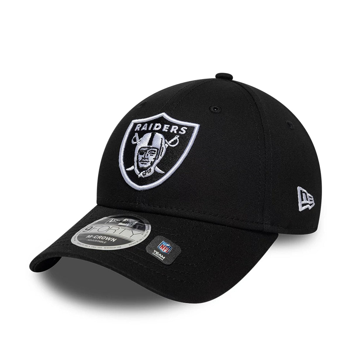 Las Vegas Raiders NFL Black 9FORTY M-Crown Adjustable Cap-zelvios