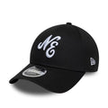 New Era Black 9FORTY M-Crown Adjustable Cap-zelvios