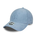 New York Yankees Womens MLB Pastel Cord Blue 9FORTY M-Crown Adjustable Cap-zelvios