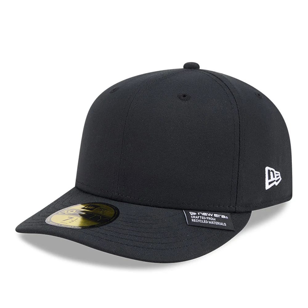 New Era Recycled Twill Black 59FIFTY Fitted Cap-zelvios